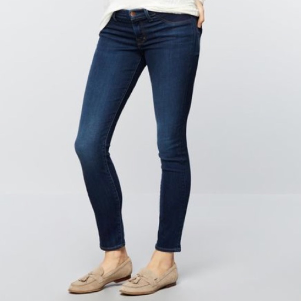 J Brand Dark Denim Pregnancy Jeans